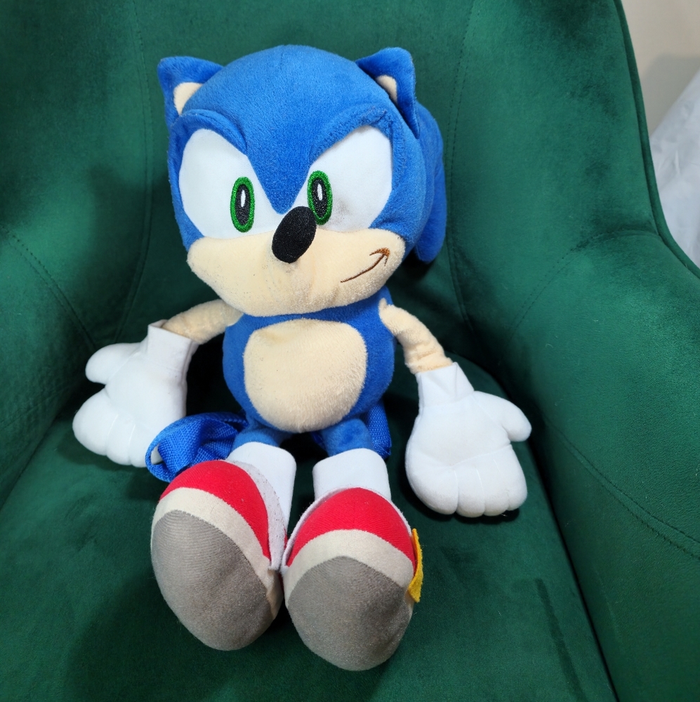 Sonic The Hedgehog Backpack Plush